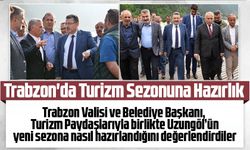 Trabzon Valisi ve Belediye Başkanı, Turizm Paydaşlarıyla Uzungöl'de İncelemelerde Bulundu