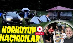 Artvin'de Kamp Yapan Gençlerin Boz Ayılarla Karşılaşma Anı