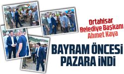 Ortahisar Belediye Başkanı Ahmet Kaya, Akoluk Mahallesindeki Kurban Pazarını Ziyaret Etti