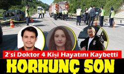 Sinop'ta Trafik Kazası: 2'si Doktor 4 Kişi Hayatını Kaybetti, 2 Kişi Yaralandı