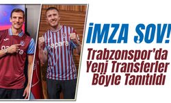 Trabzonspor'da Çifte imza şov! Yeni Transferler Tanıtıldı