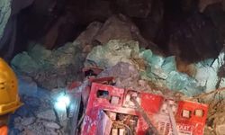 Giresun’da madende iş makinesinin üzerine kaya düştü: 1 yaralı