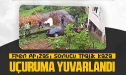 Trabzon'un Of İlçesi'nde Fren Arızası Sonucu Trajik Kaza: Sürücü Hayatını Kaybetti