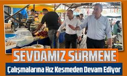Sürmene Belediye Başkanı Hüseyin Azizoğlu, İlçede Çalışmalarına Hız Kesmeden Devam Ediyor