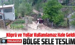 Artvin'in Yusufeli ilçesinde  Sağanak Yağış Hayatı Felç Etti, Araçlar ve Tarım Arazileri Büyük Zarar Gördü