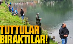 Uzungöl'de Sportif Olta Balıkçılığı Yarışması Düzenlendi