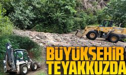 Trabzon Büyükşehir Belediyesi ekipleri Sel ve Su Taşkınlarına Karşı Teyakkuzda