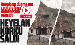 Yamaçtan Kopan Kayalar Artvin’in Yeniköy Köyünde Paniğe Neden Oldu