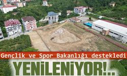 Arsin İlçe Stadı Gençlik ve Spor Bakanlığı'nın Desteğiyle Yenileniyor