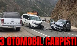 Gümüşhane'de Üç Otomobilin Karıştığı Trafik Kazası: 4 Yaralı