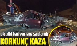 Samsun'da Feci Kaza! Otomobil Bariyerlere Çarptı: 1 Ölü, 2 Yaralı
