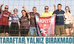 Trabzonspor Taraftarları 4 Saatlik Yolculukla Takımlarına Destek Verdi!