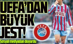 Trabzonspor'un Unutulmaz Yıldızına UEFA'dan Büyük Jest!