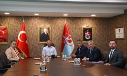 TÜRKSOY Genel Sekreteri Sultan Raev, Trabzonspor Kulübü’nü Ziyaret Etti