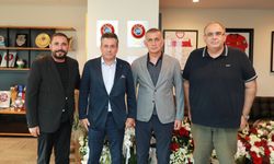 1461 Trabzon FK Başkanı Celil Hekimoğlu, TFF Başkanı Hacıosmanoğlu ile Bir Araya Geldi