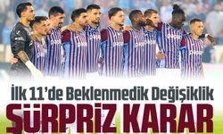 Trabzonspor’da Abdullah Avcı’dan Süpriz Karar! İlk 11’de Beklenmedik Değişiklik