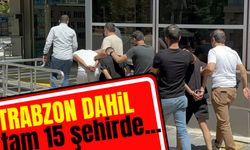 Trabzon'un da dahil olduğu 15 ilde,  "nitelikli hırsızlık" yaptıkları iddiasıyla 3 zanlı Kütahya'da yakalandı