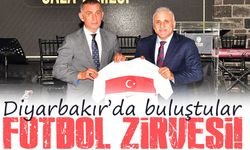 TFF Başkanı Hacıosmanoğlu, Eski Trabzon Büyükşehir Belediye Başkanı ve Diyarbakır Valisi Zorluoğlu ile Bir Araya Geldi