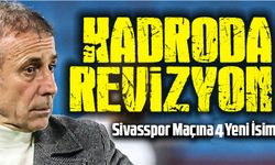 Abdullah Avcı'dan Kadro Değişikliği: Sivasspor Maçına 4 Yeni İsim