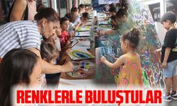 Akçaabat'ta Çocuklar Ressam Oldu! 11. Uluslararası Resim Çalıştayı Renklerle Buluştu!