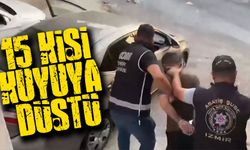 İzmir'de Büyük Operasyon: 15 Suç Örgütü Üyesi Yakalandı!