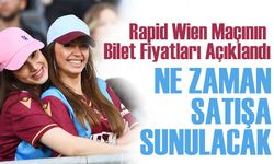 Trabzonspor, Rapid Wien Maçının Bilet Fiyatlarını Açıkladı