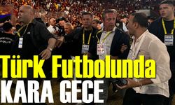 Göztepe-Fenerbahçe Maçında Olaylar Çıktı, Ali Koç Yabancı Madde Yağmuru Altında Kaldı