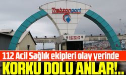 Trabzon'da Kolunu İş Makinesine Kaptırdı! Korku Dolu Anlar...