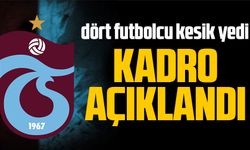 Trabzonspor, St. Gallen Maçları İçin UEFA Kadrosunu Açıkladı: 4 Önemli Eksik!