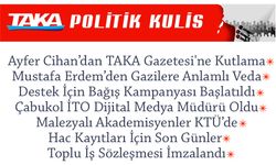 Ayfer Cihan’dan TAKA Gazetesi'ne Kutlama