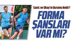 Trabzonspor'da Savic ve Okay, Rapid Wien Maçında Oynayabilecek mi?