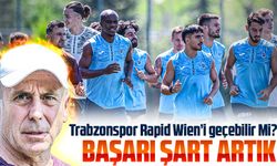 Avrupa'da Başarı Şart Artık; Trabzonspor Rapid Wien' i Geçebilecek mi?