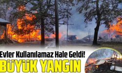 Artvin Şavşat'ta Büyük Yangın: Üç Ev Kullanılamaz Hale Geldi!