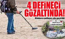 Trabzon'da Kilolarca Patlayıcı ile Yakalanan 4 Defineci Gözaltında!