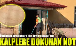 Büyükşehir’den Sel Sonrası Kalplere Dokunan Not