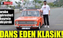 Trabzon’da Klasik Otomobile ‘Zıplama'lı Modifiye: Tek Kumanda İle Yapamadığı Şey Yok!