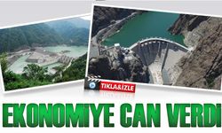 Artvin’de Çoruh Nehri'ndeki 4 Barajdan Türkiye Ekonomisine 129 Milyar TL’lik Katkı