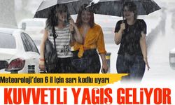 Yurt Genelinde Kuvvetli Sağanak Yağış Uyarısı