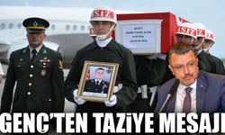 Başkan Genç’ten Şehit Üsteğmen Ömer Fatih Ayar İçin Taziye Mesajı