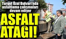 Turgut Özal Bulvarı’nda Asfalt Çalışmaları Hızla Devam Ediyor!