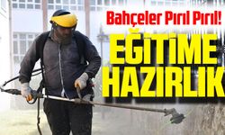 Ortahisar'da Okullar Yeni Eğitim Yılına Hazır: Bahçeler Pırıl Pırıl!