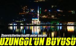 Uzungöl’ün Büyüsü: Gece Manzaralarıyla Ziyaretçilerini Büyülüyor