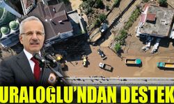 Trabzon'daki Sel Felaketi Sonrası Bakan Uraloğlu'ndan Geçmiş Olsun Mesajı