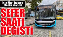 Rize - Trabzon Otobüs Seferlerinin Saatleri Değiştirildi: Yeni Düzenleme Bu Hafta Başlıyor!