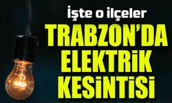 Trabzon'da 39 Mahallede Elektrik Kesintisi! Elektrikler Ne Zaman Gelecek?