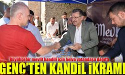 Başkan Genç’ten Mevlit Kandili’nde Anlamlı Helva İkramı