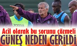 Yeni teknik direktör Şenol Güneş, Trabzonspor’un fiziksel durumunu eleştirdi