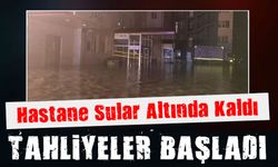 Trabzon Araklı Bayram Halil Devlet Hastanesi'ni Sel Vurdu: Hastalar Tahliye Edildi