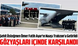 Şehit Üsteğmen Ömer Fatih Ayar'ın Naaşı Trabzon'a Getirildi