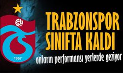 Trabzonspor o istatistikte sınıfta kaldı